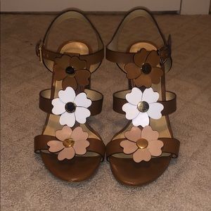 Beautiful Michael Kors Flower Sandal Heels